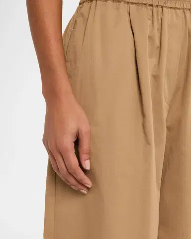 Weekend Max Mara Golfo Cropped Wide-Leg Cotton Pants | Thumbnail 5