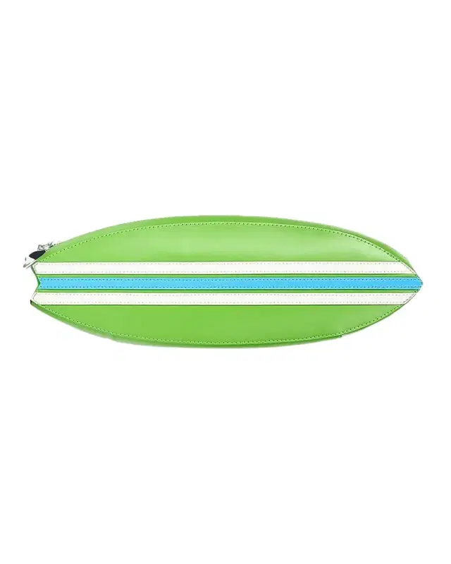 Leather Surfboard Clutch Bag