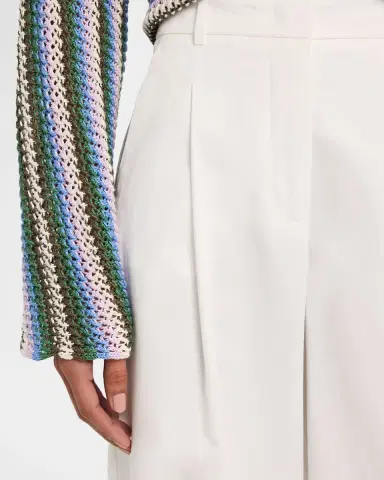 Weekend Max Mara Bellico Pleated Wide-Leg Crop Pants | Thumbnail 4 Weekend Max Mara Bellico Pleated Wide-Leg Crop Pants | Thumbnail 4