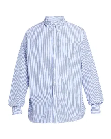 Willy Chavarria Men's Veterano-Stripe Cotton-Blend Sport Shirt | Thumbnail 1 Willy Chavarria Men's Veterano-Stripe Cotton-Blend Sport Shirt | Thumbnail 1