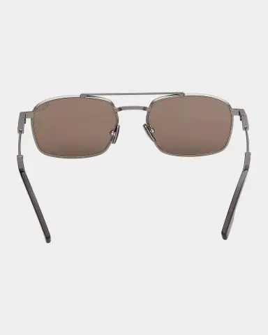 Zegna Men's Metal Aviator Sunglasses | Thumbnail 8 Zegna Men's Metal Aviator Sunglasses | Thumbnail 8