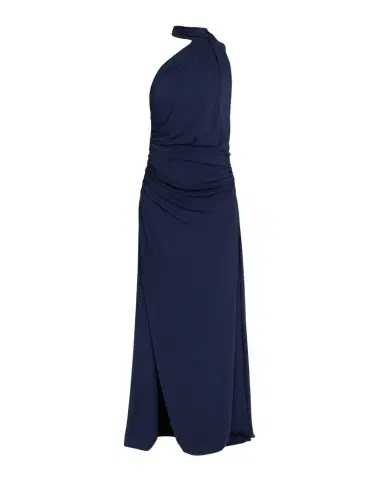 Simkhai Moira Draped Mock-Neck Jersey Gown | Thumbnail 1 Simkhai Moira Draped Mock-Neck Jersey Gown | Thumbnail 1
