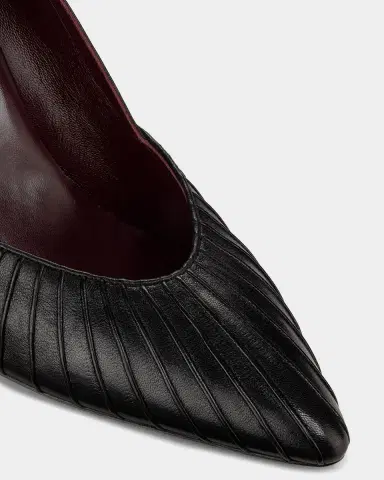 Versace 90mm Gianni Textured Leather Pumps | Thumbnail 3 Versace 90mm Gianni Textured Leather Pumps | Thumbnail 3