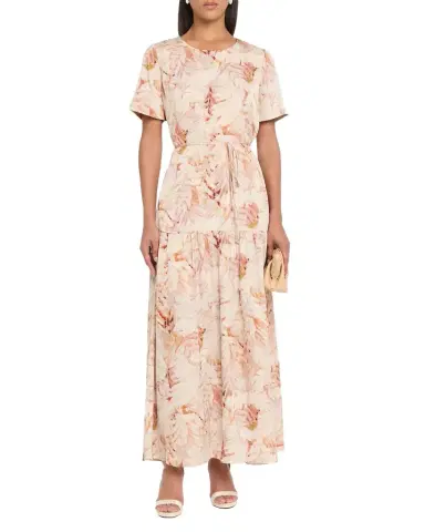 Ungaro Billie Floral-Print Hammered Satin Maxi Dress | Thumbnail 1