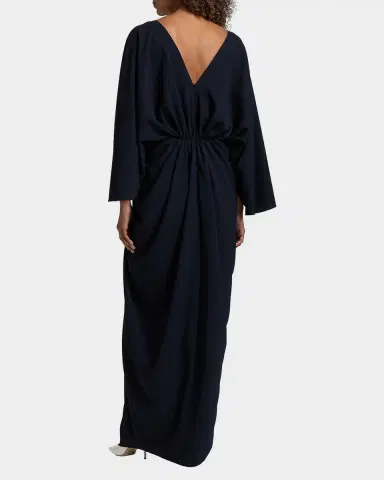 Amsale Twist-Waist Draped Gown | Thumbnail 2 Amsale Twist-Waist Draped Gown | Thumbnail 2