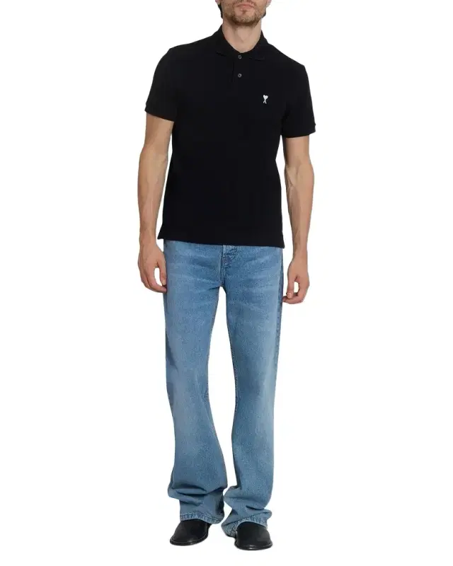 Men 's Cotton Pique Ami De Coeur Polo Shirt