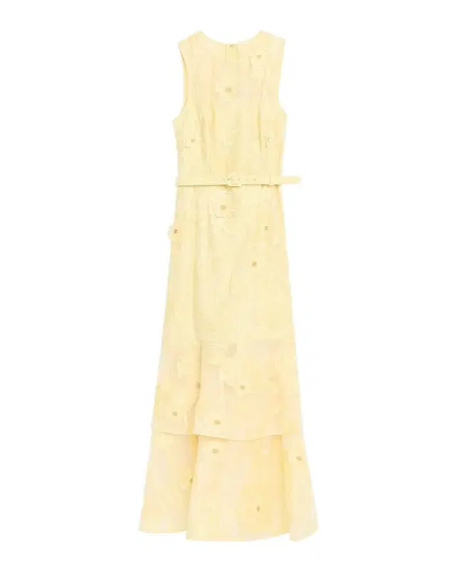 Milly Anna Grand Fleur Floral-Embroidered Maxi Dress