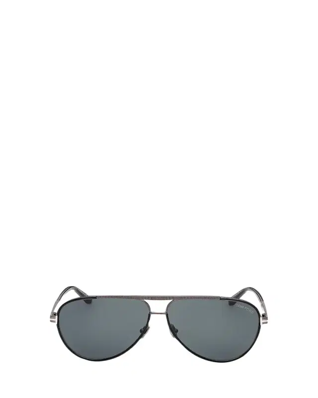 Tom Ford Men's Rupert 02 63mm Metal & Acetate Aviator Sunglasses