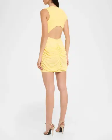 Et Ochs Ingrid Ruched Minidress | Thumbnail 3