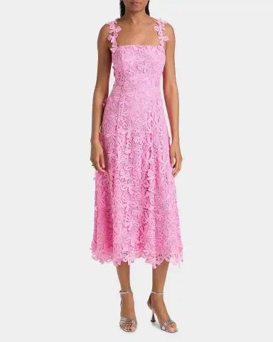 As It May Gabrielle Floral Lace Midi-Dress | Thumbnail 4 As It May Gabrielle Floral Lace Midi-Dress | Thumbnail 4