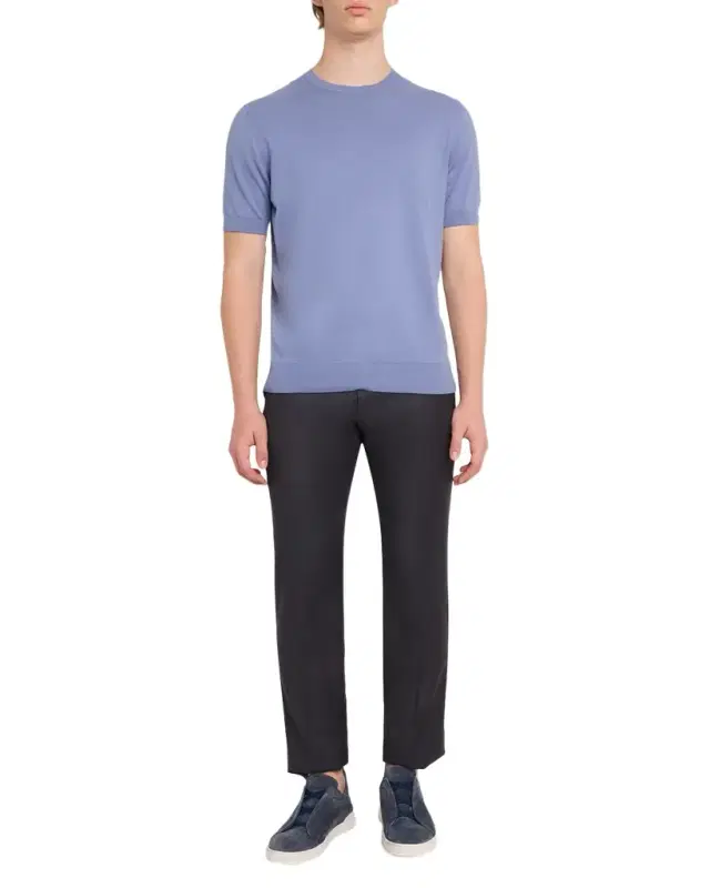 Men 's Premium Cotton Knit T-Shirt