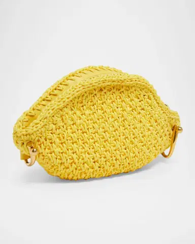 Chloé Tropicus Lemon Crochet Crossbody Bag | Thumbnail 3