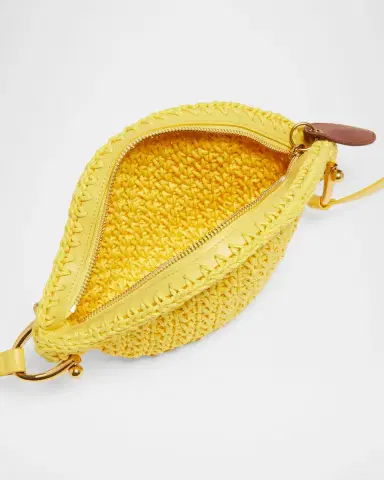 Chloé Tropicus Lemon Crochet Crossbody Bag | Thumbnail 4