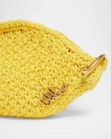 Chloé Tropicus Lemon Crochet Crossbody Bag | Thumbnail 6