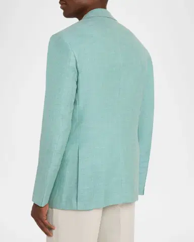 Stefano Ricci Men's Textured Cotton and Silk Single-Breasted Sport Coat | Thumbnail 3