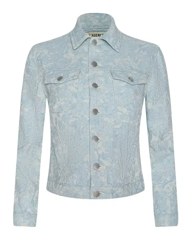 Maven Slim Floral Denim Jacket