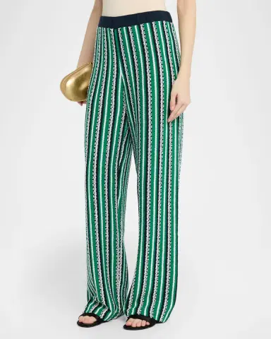 Simkhai Brenner Knit Straight-Leg Pants | Thumbnail 4 Simkhai Brenner Knit Straight-Leg Pants | Thumbnail 4