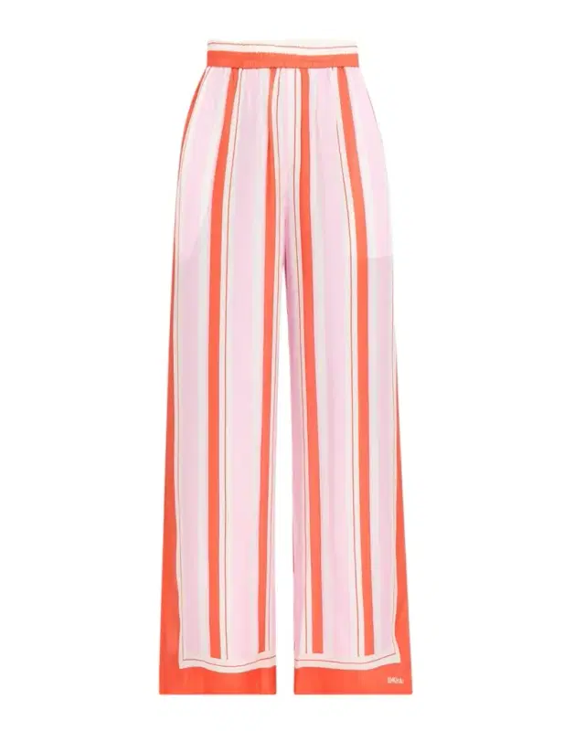 SIMKHAI Zuna Striped Straight-Leg Pants