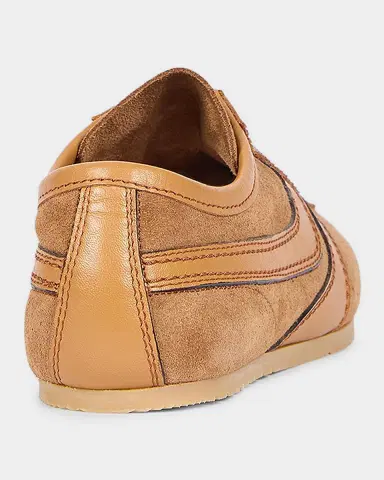 Dries Van Noten Mixed Leather Retro Runner Sneakers | Thumbnail 2