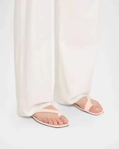 TOTEME Peliz Slingback Nappa Leather Sandals | Thumbnail 2
