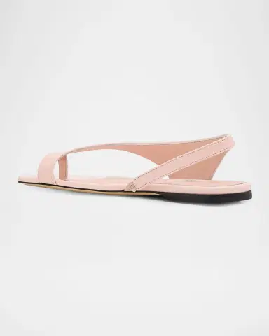 TOTEME Peliz Slingback Nappa Leather Sandals | Thumbnail 4