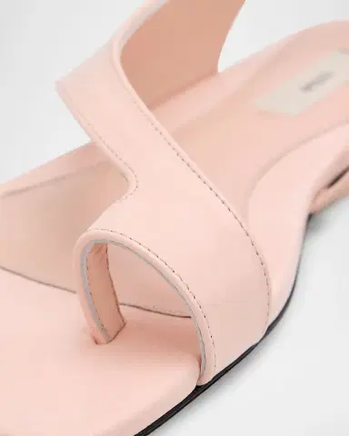 TOTEME Peliz Slingback Nappa Leather Sandals | Thumbnail 5