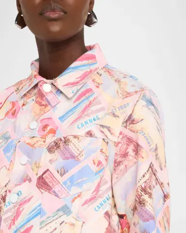 L'Agence Joey Oversized Denim Jacket | Thumbnail 5 L'Agence Joey Oversized Denim Jacket | Thumbnail 5