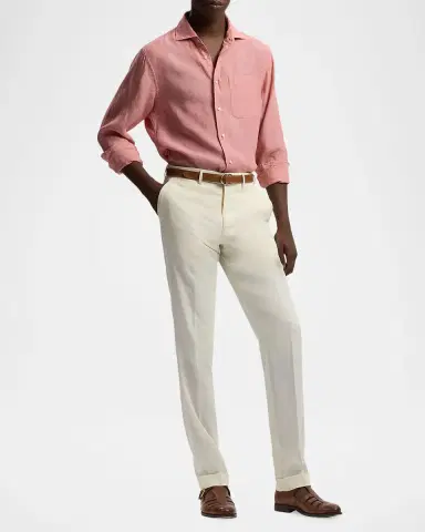 Ralph Lauren Purple Label Linen Chambray Shirt | Thumbnail 2 Ralph Lauren Purple Label Linen Chambray Shirt | Thumbnail 2