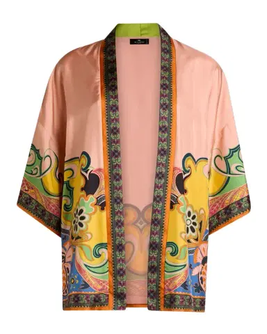Etro Kesa Silk Jacquard Open-Front Jacket | Thumbnail 1 Etro Kesa Silk Jacquard Open-Front Jacket | Thumbnail 1