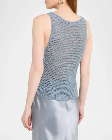 Vince Open-Work Tank Top | Thumbnail 3 Vince Open-Work Tank Top | Thumbnail 3