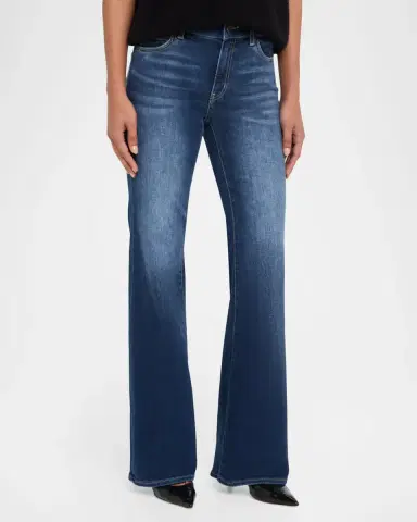 Kobi Halperin Eden Flare-Leg Washed Denim Jeans | Thumbnail 4 Kobi Halperin Eden Flare-Leg Washed Denim Jeans | Thumbnail 4
