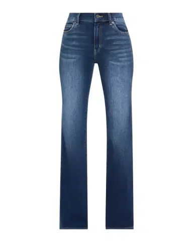 Kobi Halperin Eden Flare-Leg Washed Denim Jeans | Thumbnail 1 Kobi Halperin Eden Flare-Leg Washed Denim Jeans | Thumbnail 1