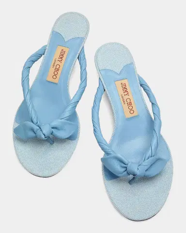 Jimmy Choo 35mm Liss Leather Bow Kitten-Heel Sandals | Thumbnail 2 Jimmy Choo 35mm Liss Leather Bow Kitten-Heel Sandals | Thumbnail 2