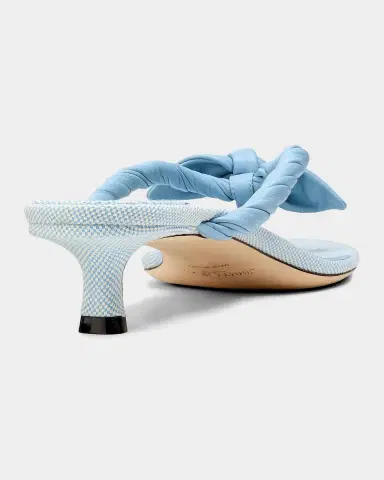Jimmy Choo 35mm Liss Leather Bow Kitten-Heel Sandals | Thumbnail 3 Jimmy Choo 35mm Liss Leather Bow Kitten-Heel Sandals | Thumbnail 3