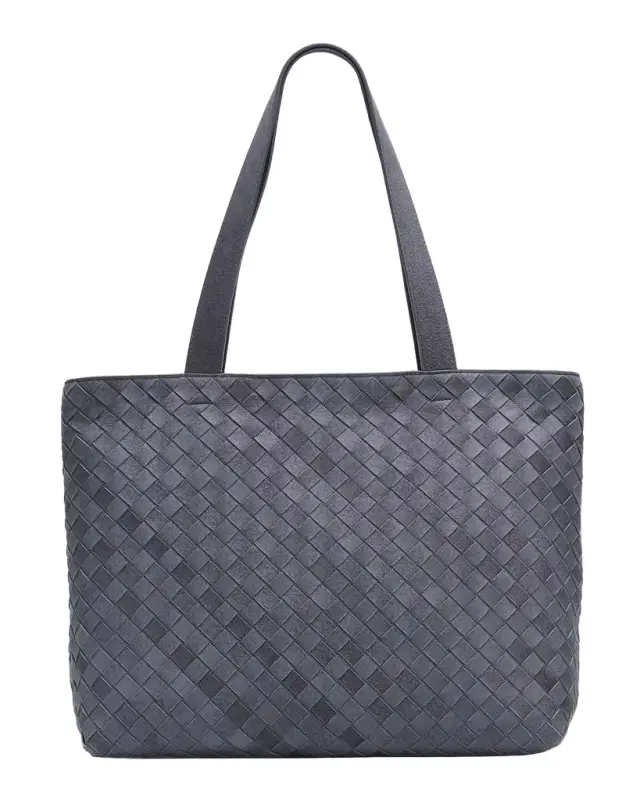 Bottega Veneta Men 's Intrecciato Suede Tote Bag
