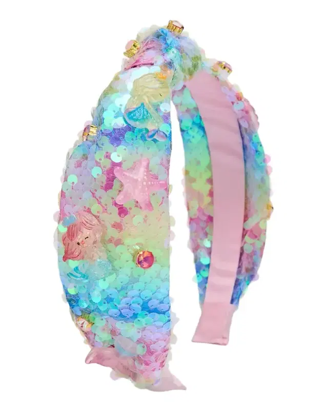 Girl 's Mermaid Sequined Headband
