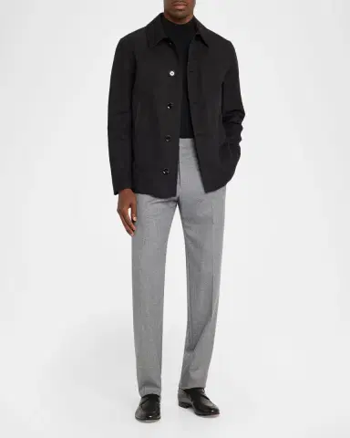 Brioni Men's Linen and Cotton Desert Jacket | Thumbnail 2 Brioni Men's Linen and Cotton Desert Jacket | Thumbnail 2