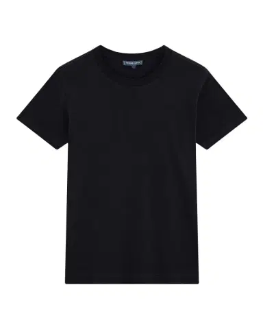 Frescobol Carioca Men's Dinis Cotton and Linen Crewneck T-Shirt | Thumbnail 1 Frescobol Carioca Men's Dinis Cotton and Linen Crewneck T-Shirt | Thumbnail 1