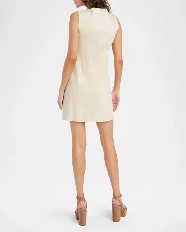 Favorite Daughter The Cece Linen-Blend Mini Dress | Thumbnail 3