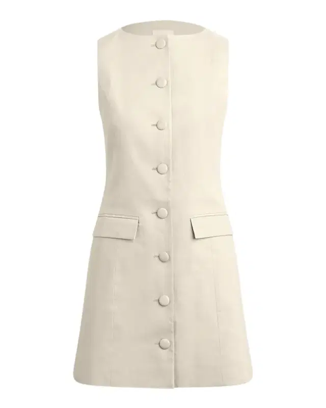 Favorite Daughter The Cece Linen-Blend Mini Dress