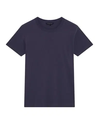 Frescobol Carioca Men's Dinis Cotton and Linen Crewneck T-Shirt | Thumbnail 1