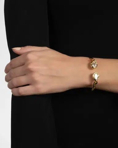 Alexis Bittar Asterales Crystal Capped Hinge Cuff Bracelet | Thumbnail 2 Alexis Bittar Asterales Crystal Capped Hinge Cuff Bracelet | Thumbnail 2