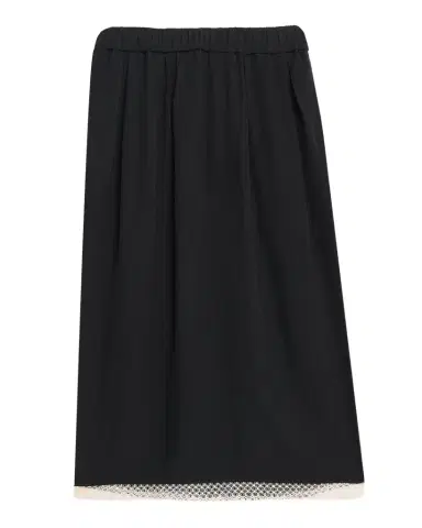 Maria McManus Lace-Trim Midi Tulip Skirt | Thumbnail 1 Maria McManus Lace-Trim Midi Tulip Skirt | Thumbnail 1