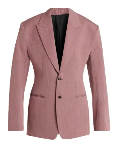 Bottega Veneta Oversized Wool-Linen Single-Breasted Jacket | Thumbnail 1 Bottega Veneta Oversized Wool-Linen Single-Breasted Jacket | Thumbnail 1