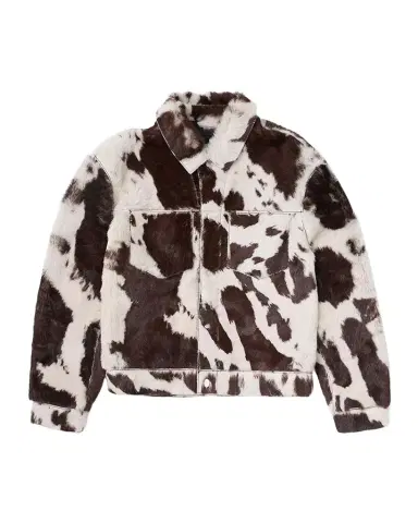 Represent Men's Cowhide Leather Trucker Jacket | Thumbnail 1 Represent Men's Cowhide Leather Trucker Jacket | Thumbnail 1