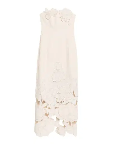 LEO LIN Rayna Strapless Floral Applique Column Maxi Dress | Thumbnail 1 LEO LIN Rayna Strapless Floral Applique Column Maxi Dress | Thumbnail 1