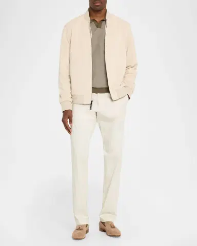 Bugatchi Men's Soft Touch Reversible Baseball Jacket | Thumbnail 2