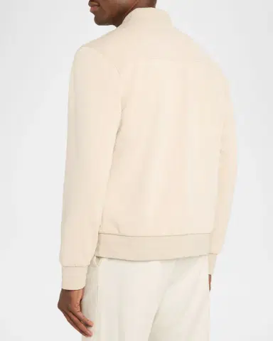 Bugatchi Men's Soft Touch Reversible Baseball Jacket | Thumbnail 3