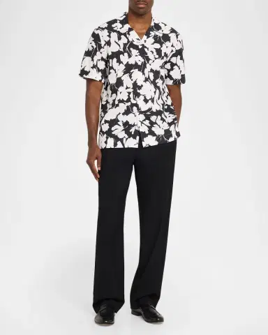 Bugatchi Men's Jackson Floral-Print Camp Shirt | Thumbnail 2