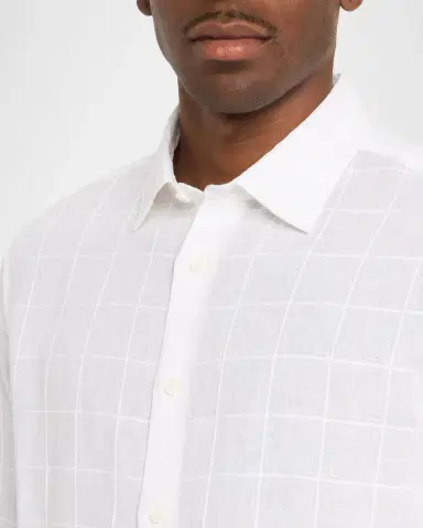 Bugatchi Men's Julian Tonal Windowpane-Print Sport Shirt | Thumbnail 5 Bugatchi Men's Julian Tonal Windowpane-Print Sport Shirt | Thumbnail 5